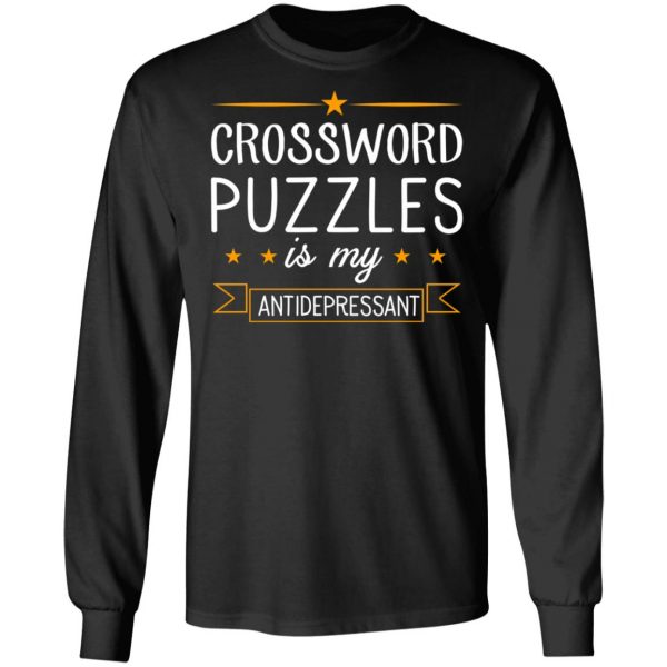 Crossword Puzzles Is My Antidepressant Gaming Shirt 9