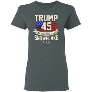 Donald Trump 45 Find Your Safe Place Snowflake Shirt 18