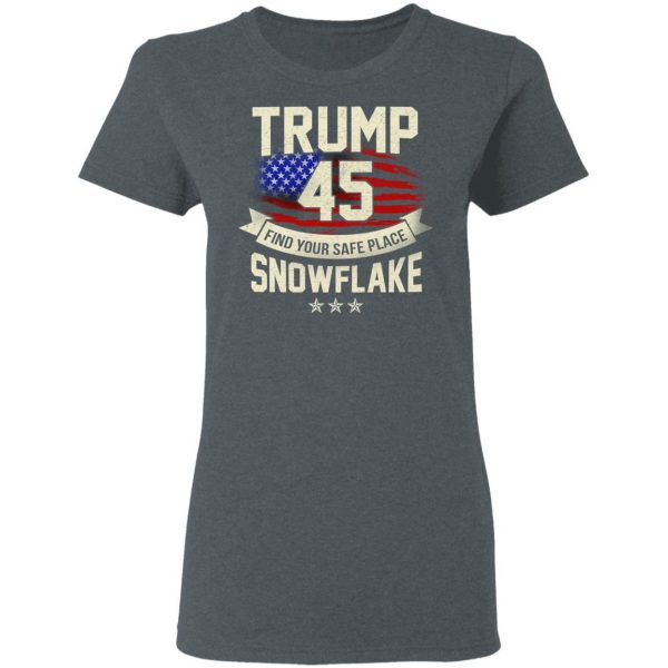 Donald Trump 45 Find Your Safe Place Snowflake Shirt 6