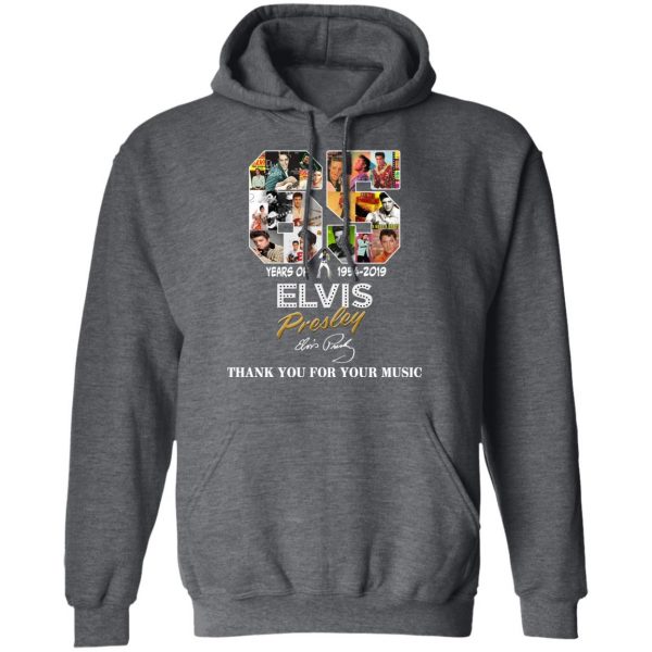 65 Years Of Elvis Presley 1954 2019 Thank You For Your Music Shirt 12