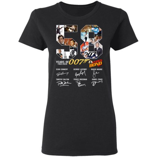 58 Years Of James Bond Anniversary Shirt 2