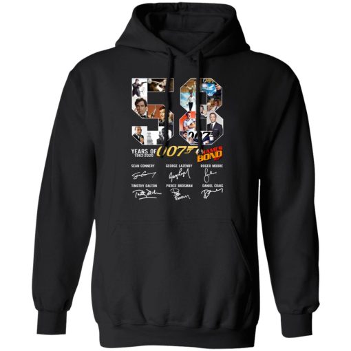 58 Years Of James Bond Anniversary Shirt 4