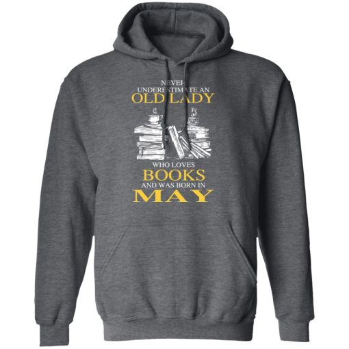 An Old Lady Who Loves Books And Was Born In May Shirt - Image 12