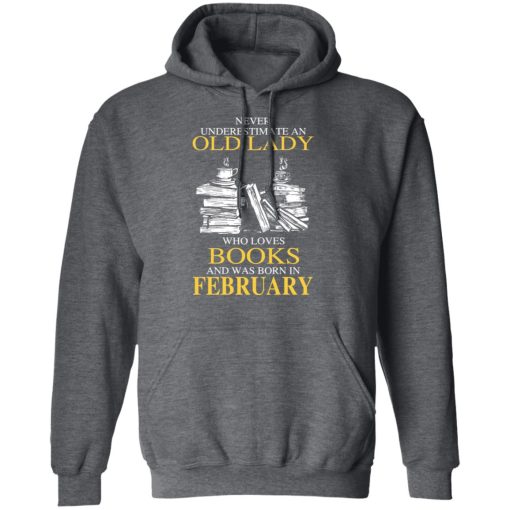 An Old Lady Who Loves Books And Was Born In February Shirt - Image 12