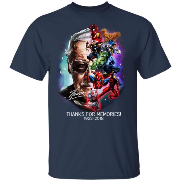 Stan Lee Thanks For Memories 1922 2018 Shirt 3