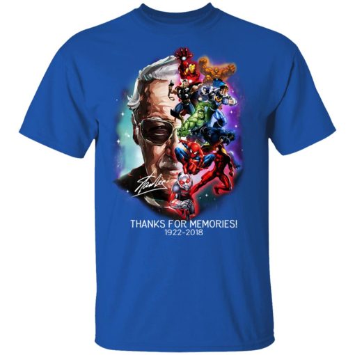 Stan Lee Thanks For Memories 1922 2018 Shirt - Image 4