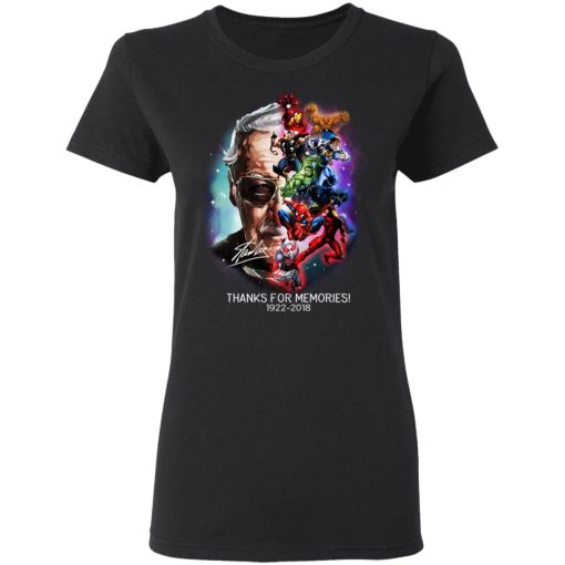 Stan Lee Thanks For Memories 1922 2018 Shirt 5