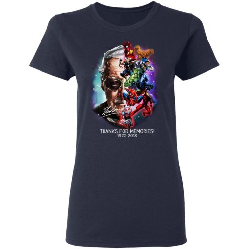 Stan Lee Thanks For Memories 1922 2018 Shirt - Image 7