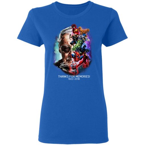 Stan Lee Thanks For Memories 1922 2018 Shirt 8