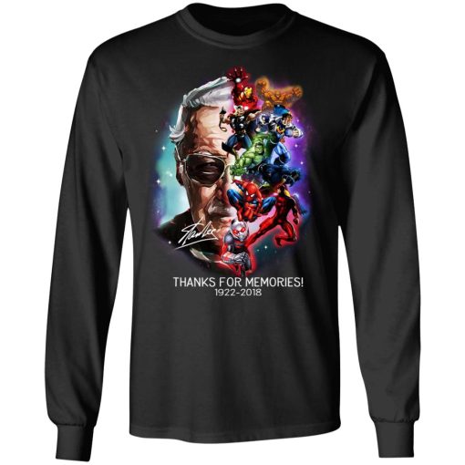 Stan Lee Thanks For Memories 1922 2018 Shirt 9