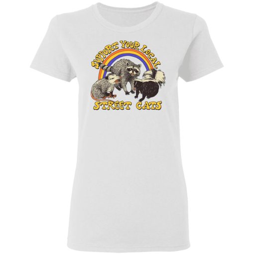 Support My Local Street Cats Shirt - Image 5