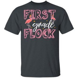 First Grade Flock Flamingo Shirt Animals 2