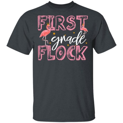 First Grade Flock Flamingo Shirt 2