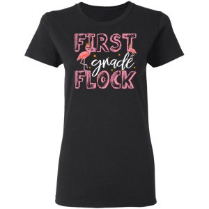 First Grade Flock Flamingo Shirt 6