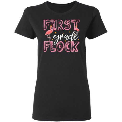 First Grade Flock Flamingo Shirt 3