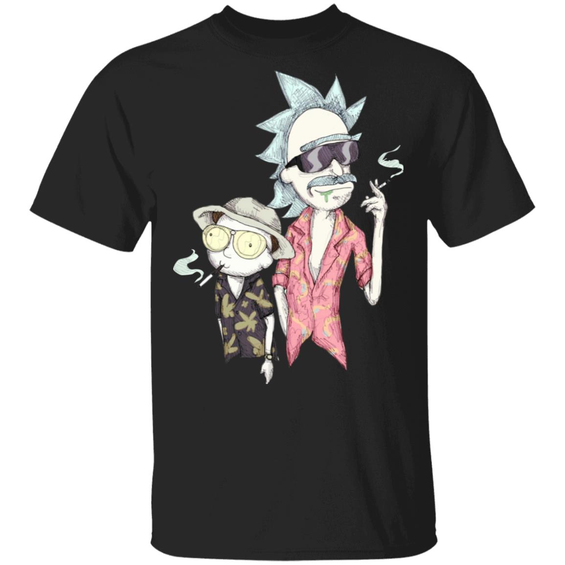 rick and morty fear and loathing shirt