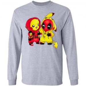 Baby Pokemon Pikachu And Deadpool Shirt 18