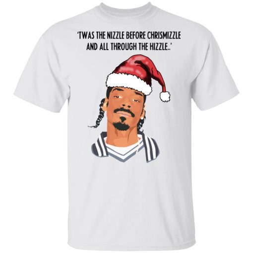 Snoop Dogg Twas The Nizzle Before Chrismizzle And All Through The Hizzle Shirt - Image 2