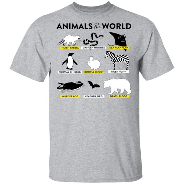 Animals Of The World Shirt 3