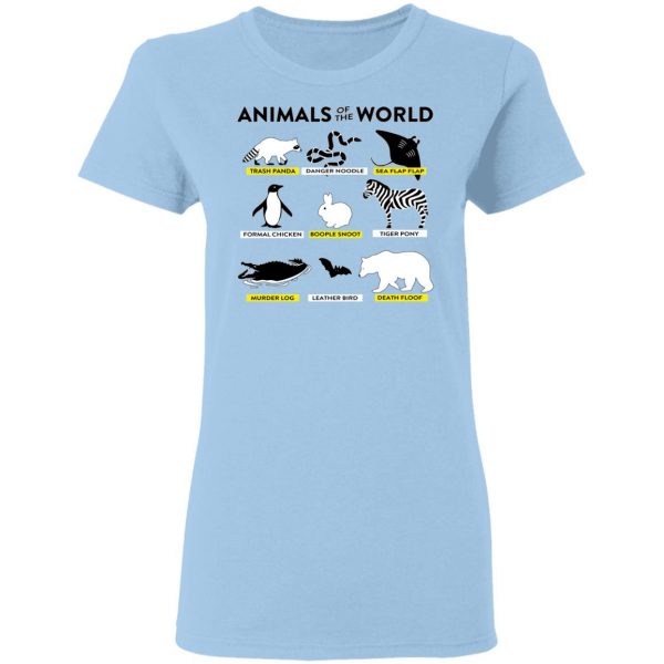 Animals Of The World Shirt 4