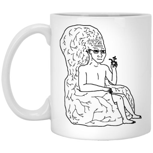 Big Brain Wojak Mug 1