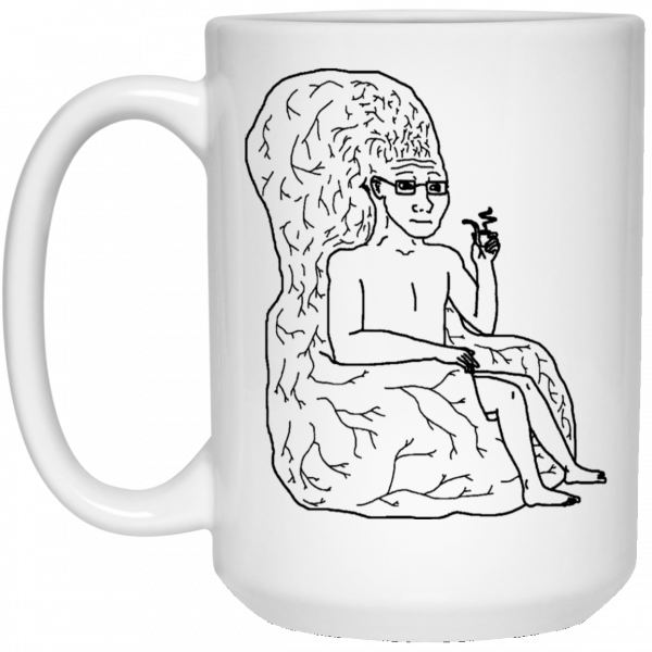Big Brain Wojak Mug Coffee Mugs 5