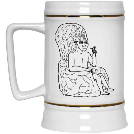 Big Brain Wojak Mug 4