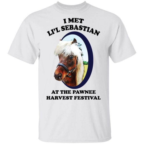 Parks and Recreation I Met Li’l Sebastian At The Pawnee Harvest Festival T-Shirts Parks and Recreation 3