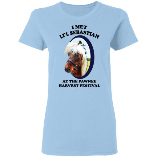 Parks and Recreation I Met Li'l Sebastian At The Pawnee Harvest Festival T-Shirts 4