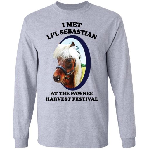 Parks and Recreation I Met Li'l Sebastian At The Pawnee Harvest Festival T-Shirts 7