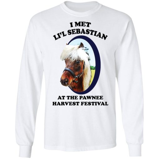 Parks and Recreation I Met Li'l Sebastian At The Pawnee Harvest Festival T-Shirts 8