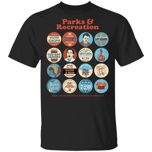 Parks and Recreation Quote Mash-Up T-Shirts 1