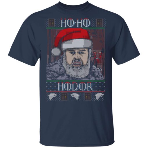 Ho Ho Hodor Face Sweater, T-Shirts 3