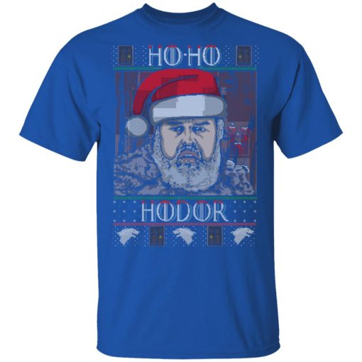 Ho Ho Hodor Face Sweater, T-Shirts 4