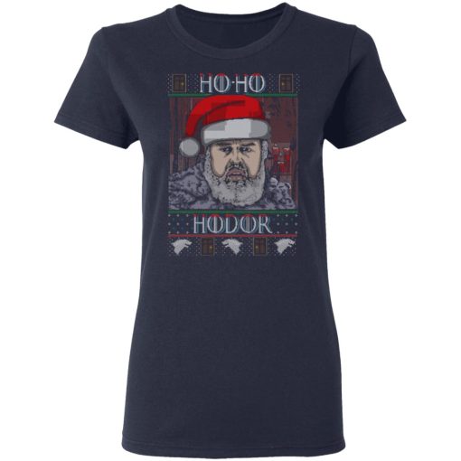 Ho Ho Hodor Face Sweater, T-Shirts 7