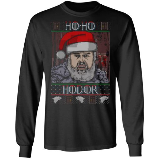 Ho Ho Hodor Face Sweater, T-Shirts 9