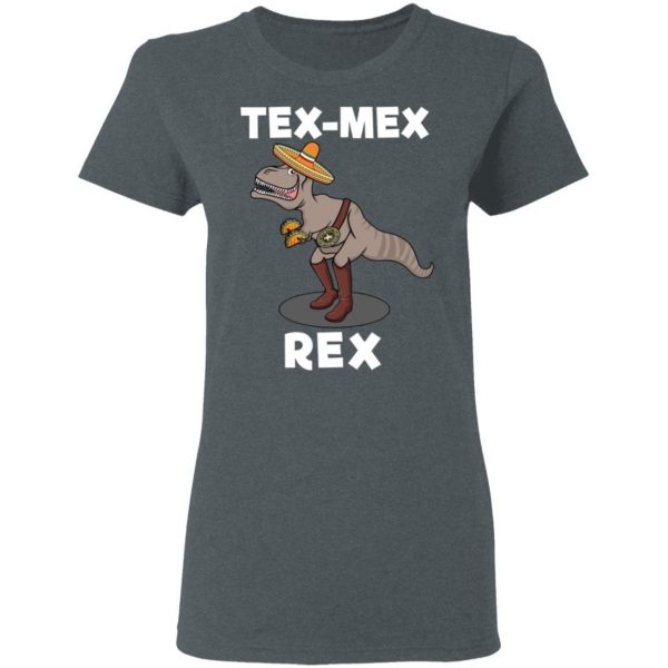 Tex Mex Rex Texas Mexican Cowboy Tyrannosaurus Dinosaur T Shirt Mexican Clothing 8