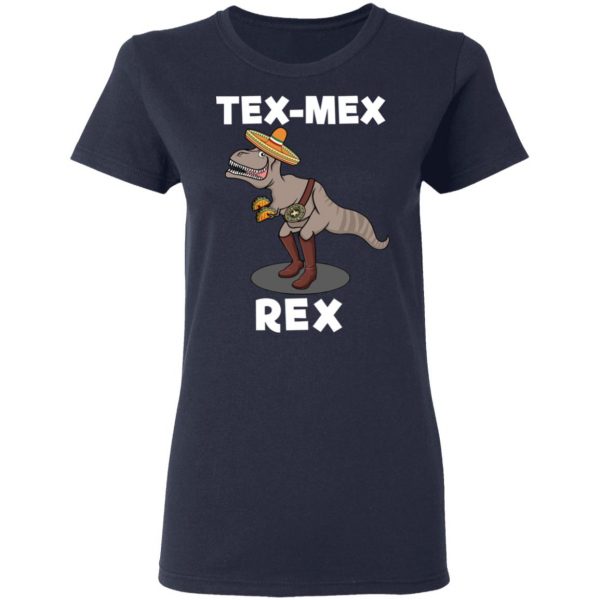 Tex Mex Rex Texas Mexican Cowboy Tyrannosaurus Dinosaur T Shirt Mexican Clothing 9