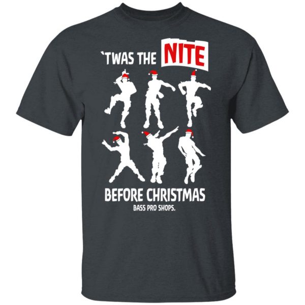 Twas The Nite Before Christmas Bass Pro Shops T-Shirts 2