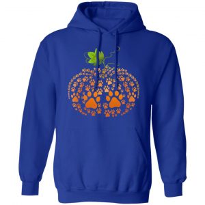 Cat Paw Print Pumpkin Halloween T-Shirts 25