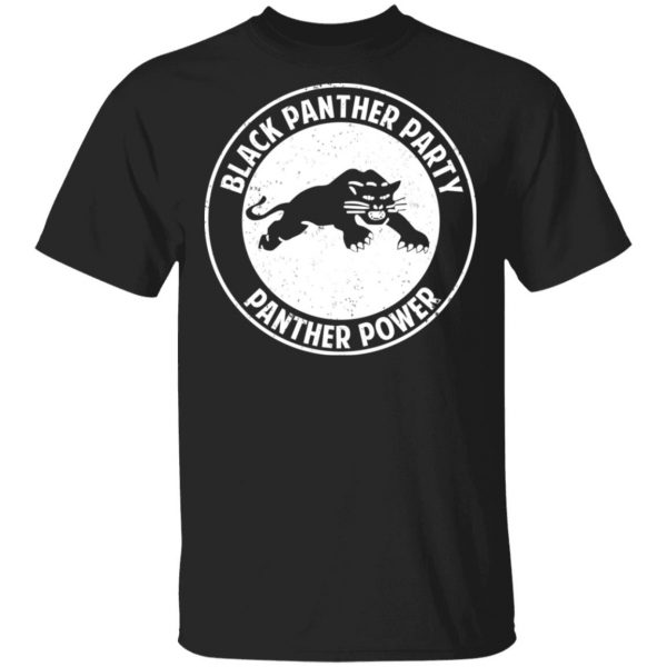 Black Panther Party Panther Power T-Shirts 1