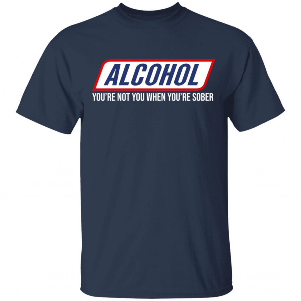 sober t shirts men's