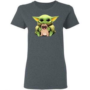 Baby Yoda Hug Pug Dog T-Shirts 18
