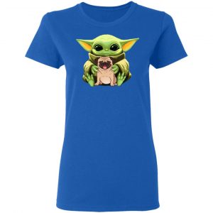 Baby Yoda Hug Pug Dog T-Shirts 20