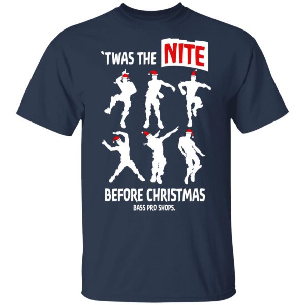 Twas The Nite Before Christmas Bass Pro Shops T-Shirts 3