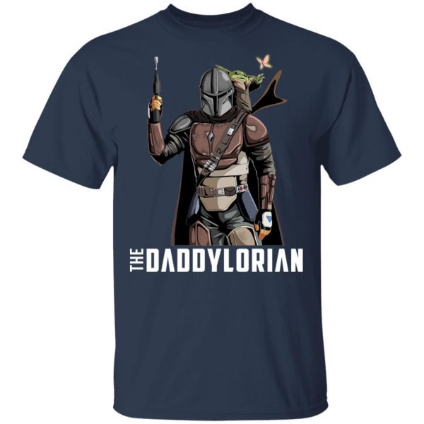 The Daddylorian Daddy Baby Yoda Mandalorian T-Shirts 3