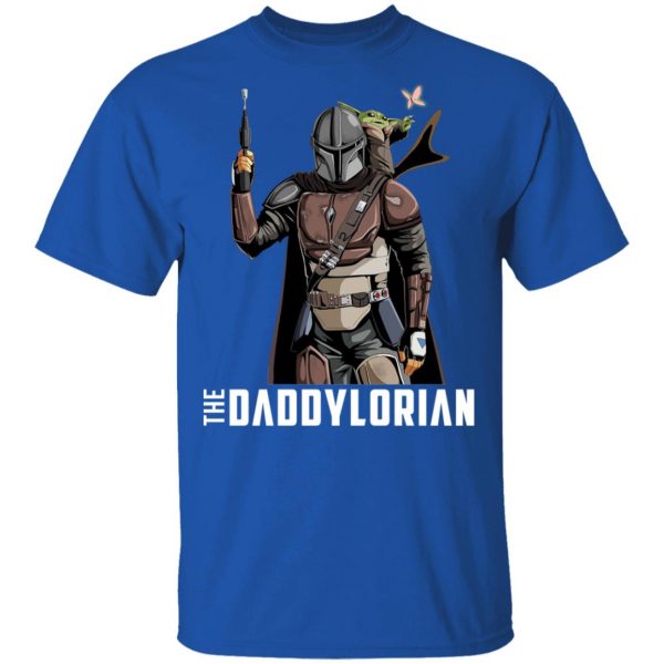 The Daddylorian Daddy Baby Yoda Mandalorian T-Shirts 4