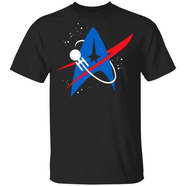 Star Trek Mixed Nasa Badge T-Shirts 1