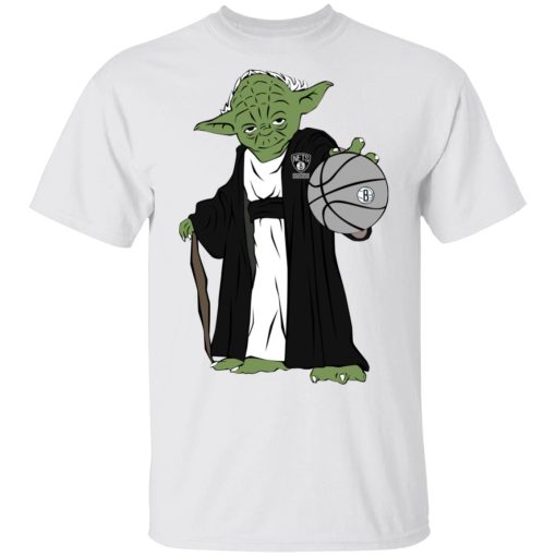 Master Yoda Brooklyn Nets T-Shirts - Image 2