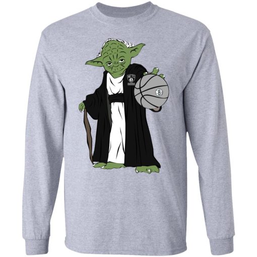 Master Yoda Brooklyn Nets T-Shirts - Image 7